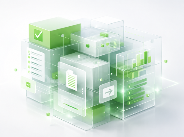 Verpack Meldung Workflow-Ansicht für VerpackG Reporting und LUCID XML-Export